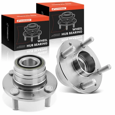 2 Pcs Rear Wheel Bearing & Hub Assembly
