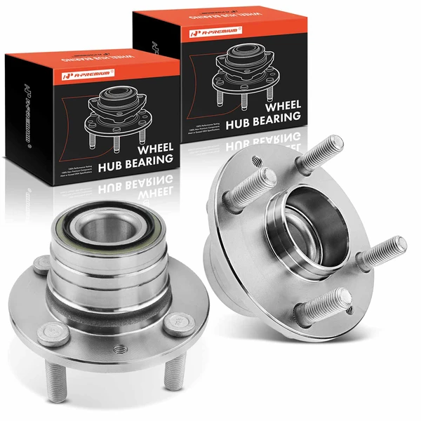 2 Pcs Rear Wheel Bearing & Hub Assembly for 1991-1999 Mercury Tracer