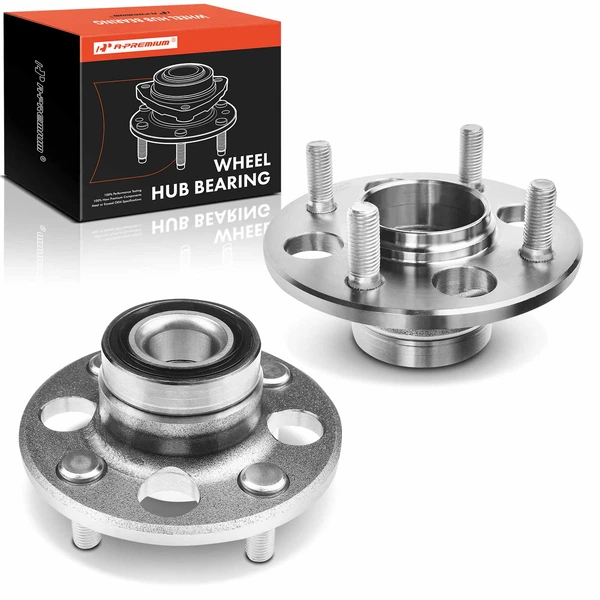 2 Pcs Rear Wheel Bearing & Hub Assembly for Honda Civic Civic del Sol CRX Acura