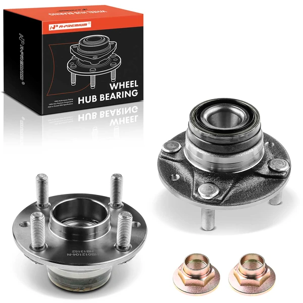 A-Premium APHB0252 Wheel Bearing and Hub Assembly Kit Front Driver & Passenger