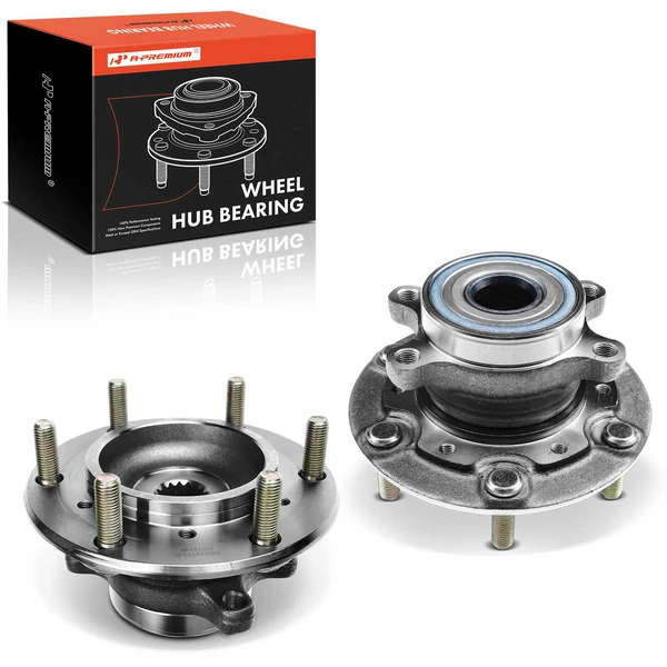 2 Pcs Front Wheel Bearing & Hub Assembly for 2002-2004 Isuzu Rodeo