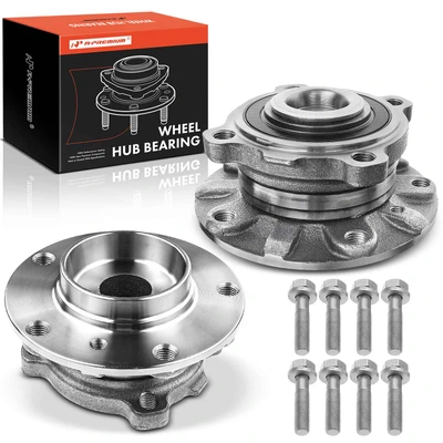 2 Pcs Front Wheel Bearing & Hub Assembly