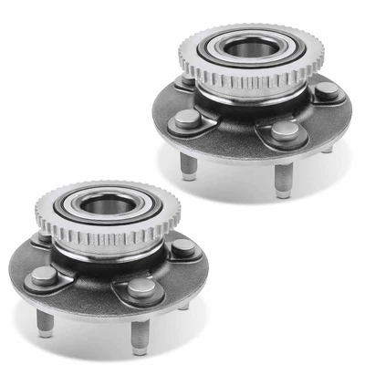 2 Pcs Front Wheel Bearing & Hub Assembly