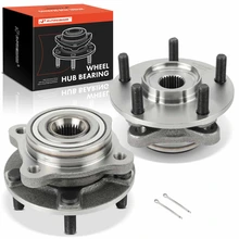 2 Pcs Front Wheel Bearing & Hub Assembly