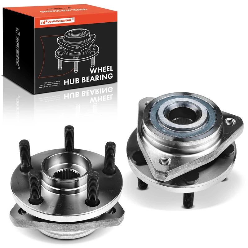 2 Pcs Front Wheel Bearing & Hub Assembly for 1996 Chrysler Sebring