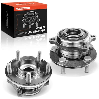2 Pcs Rear Wheel Bearing & Hub Assembly