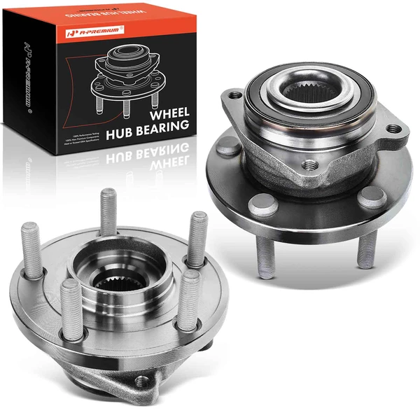 2 Pcs Front Wheel Bearing & Hub Assembly for 2011-2014 Chrysler 200