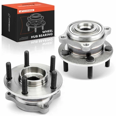 2 Pcs Wheel Bearing & Hub Assembly