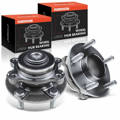 2 Pcs Front Wheel Bearing & Hub Assembly