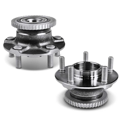 2 Pcs Front Wheel Bearing & Hub Assembly