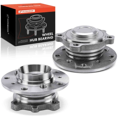 2 Pcs Front Wheel Bearing & Hub Assembly
