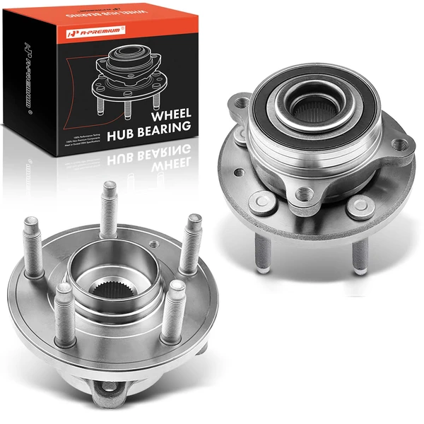 2 Pcs Wheel Bearing & Hub Assembly for Ford Edge Taurus Lincoln MKT