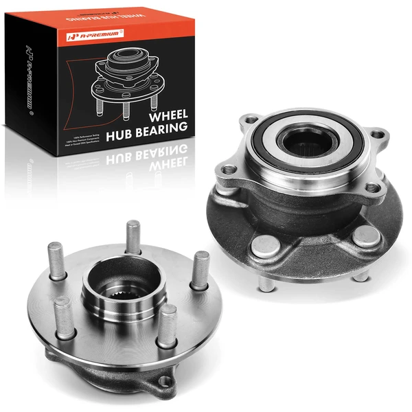 2 Pcs Wheel Bearing & Hub Assembly for 2010-2013 Suzuki Kizashi