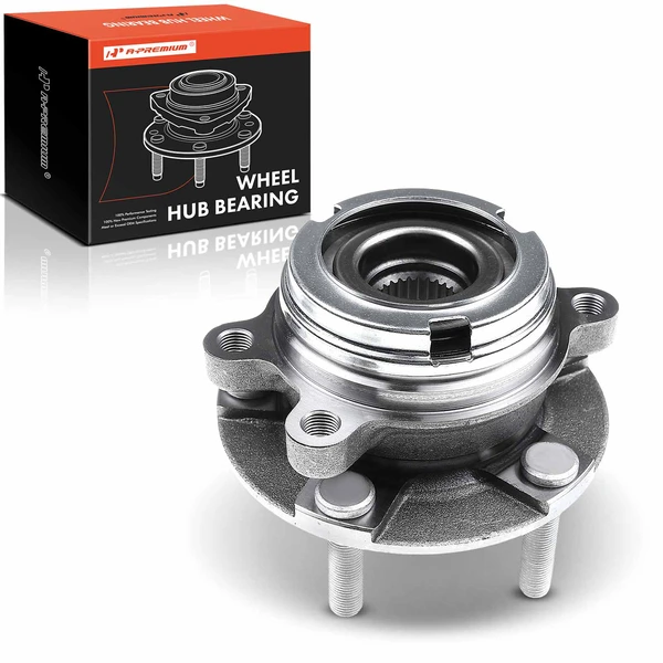 Front Driver or Passenger Wheel Bearing & Hub Assembly for 2007-2012 Nissan Altima