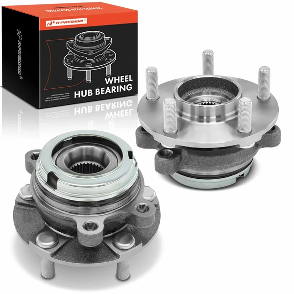 2 Pcs Front Wheel Bearing & Hub Assembly for 2009-2014 2016-2021 Nissan Maxima