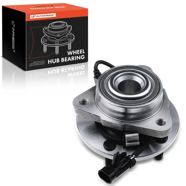 Front Driver or Passenger Wheel Bearing & Hub Assembly with ABS for 1998-2004 GMC Jimmy