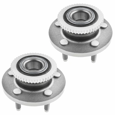 2 Pcs Front Wheel Bearing & Hub Assembly