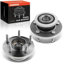 2 Pcs Front Wheel Bearing & Hub Assembly