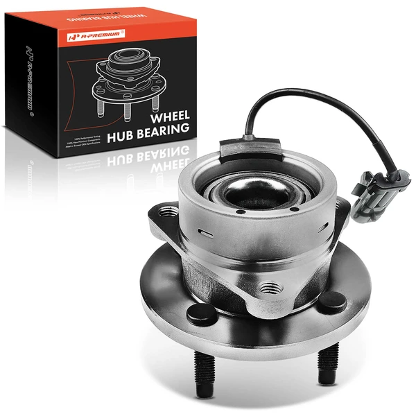 Front Driver or Passenger Wheel Bearing & Hub Assembly with ABS Sensor for 2007-2010 Pontiac G5