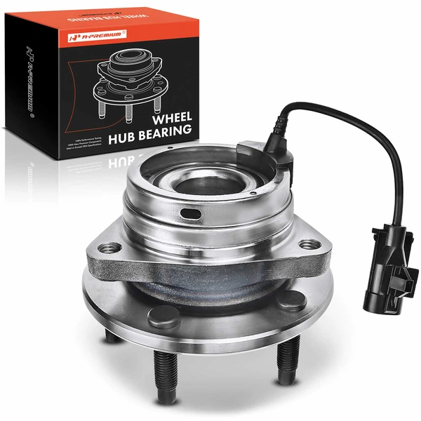 Front Driver or Passenger Wheel Bearing & Hub Assembly with ABS Sensor for 2005-2010 Pontiac G6