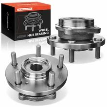 2 Pcs Front Wheel Bearing & Hub Assembly