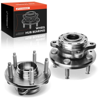 2 Pcs Front Wheel Bearing & Hub Assembly