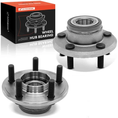 2 Pcs Front Wheel Bearing & Hub Assembly