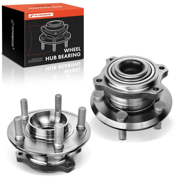 A-Premium APHB0410 2007-2020 Dodge Charger Wheel Bearing and Hub Assembly Kit Front Driver & Passenger