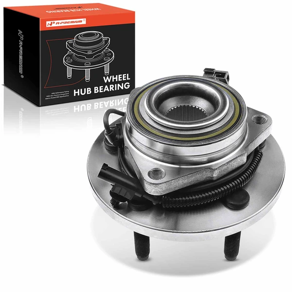 Front Driver or Passenger Wheel Bearing & Hub Assembly with ABS for 2005-2010 Dodge Dakota