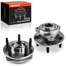 2 Pcs Front Wheel Bearing & Hub Assembly