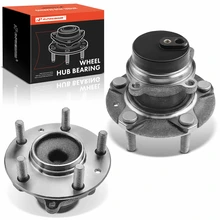 2 Pcs Front Wheel Bearing & Hub Assembly with ABS Sensor
