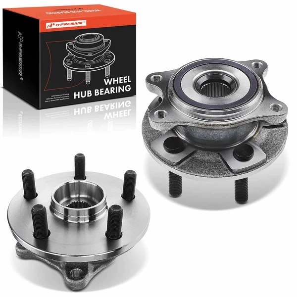 2 Pcs Front Wheel Bearing & Hub Assembly for Lexus LS460 2009-2017 LS600h