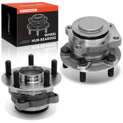 2 Pcs Front Wheel Bearing Hub Assembly