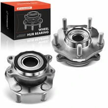 2 Pcs Front Wheel Bearing & Hub Assembly