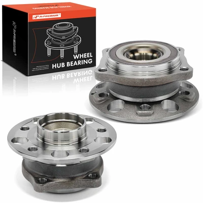 2 Pcs Front Wheel Bearing Hub Assembly