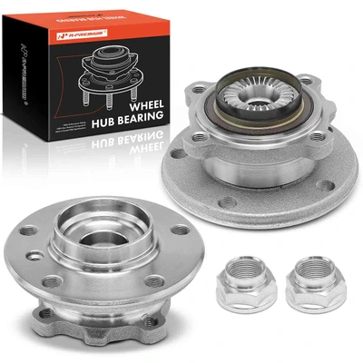 2 Pcs Front Wheel Hub Bearing Assembly