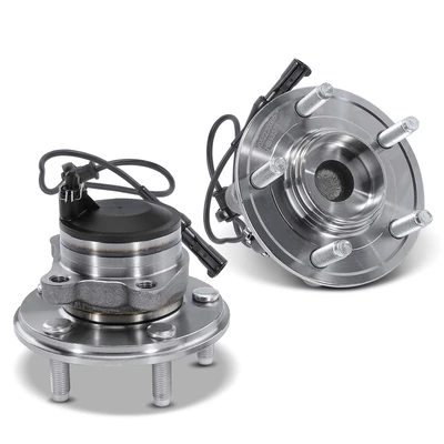 2 Pcs Front Wheel Bearing & Hub Assembly