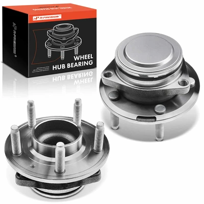 2 Pcs Front Wheel Bearing & Hub Assembly