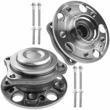 2 Pcs Front Wheel Bearing & Hub Assembly