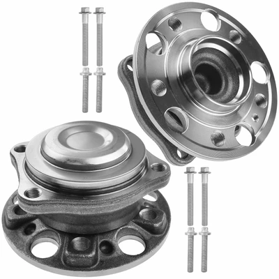 2 Pcs Front Wheel Bearing & Hub Assembly