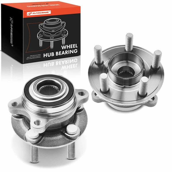 2 Pcs Wheel Bearing & Hub Assembly for 2017-2019 Ford Fusion