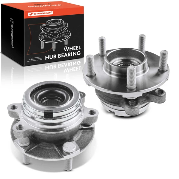 2 Pcs Front Wheel Bearing & Hub Assembly for 2009-2017 Nissan Murano