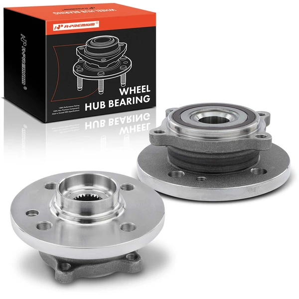 A-Premium APHB1496 2006-2015 Mini Cooper Wheel Bearing and Hub Assembly Kit Front Driver & Passenger