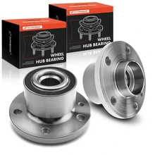 2 Pcs Front Wheel Bearing & Hub Assembly