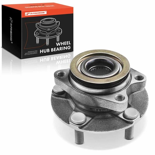 Front Driver or Passenger Wheel Bearing & Hub Assembly for 2011-2012 Nissan Leaf