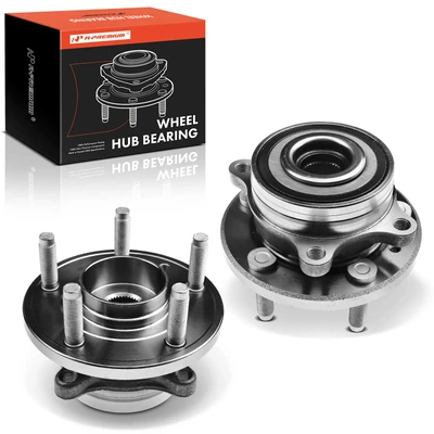 2 Pcs Front Wheel Bearing & Hub Assembly