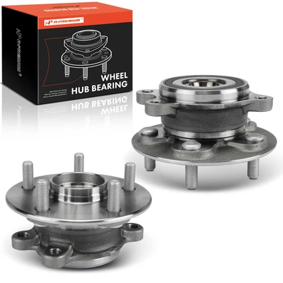 2 Pcs Front Wheel Hub Bearing Assembly