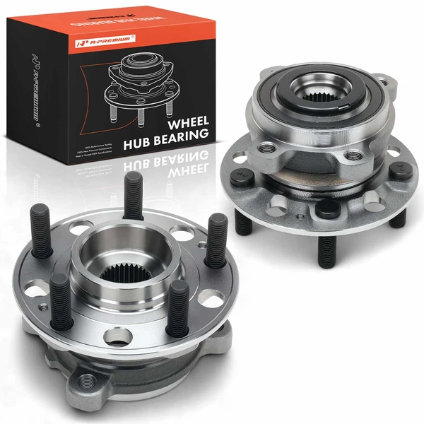2 Pcs Front Wheel Hub & Bearing Assembly for Hyundai Sonata Tucson Kia K5 Sportage