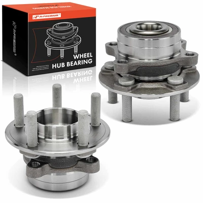 2 Pcs Front Wheel Hub Bearing Assembly