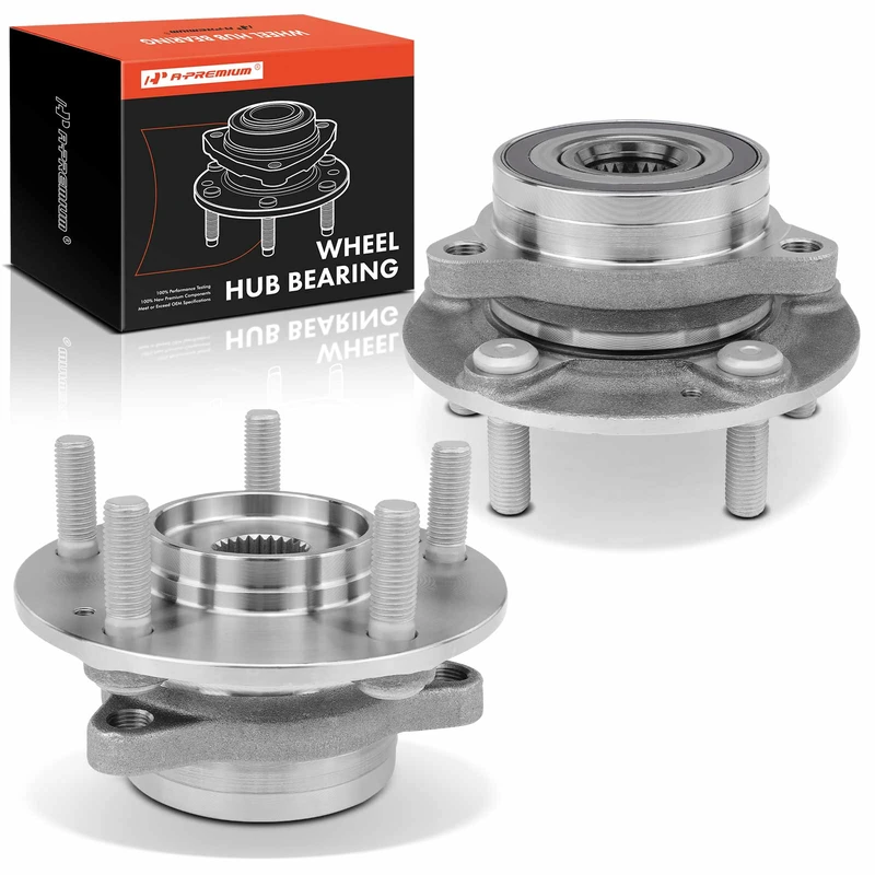 2 Pcs Wheel Bearing & Hub Assembly for Hyundai Elantra Kona Ioniq Veloster Kia